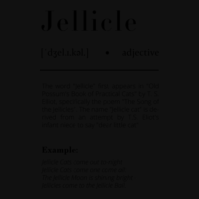 Jellicle Definition Skinny Tumbler | Artistshot