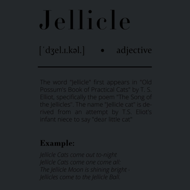 Jellicle Definition Crewneck Sweatshirt | Artistshot