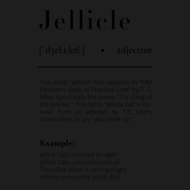 Jellicle Definition 1 Classic T-shirt | Artistshot