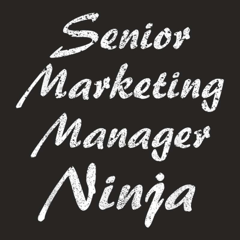 Senior Marketing Manager Tshirt Occupation Work T Shirt Ladies Fitted T-Shirt by cm-arts | Artistshot