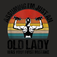 Assuming I'm Just Old Lady Was Your First Mistake Gym Ladies Fitted T-shirt | Artistshot