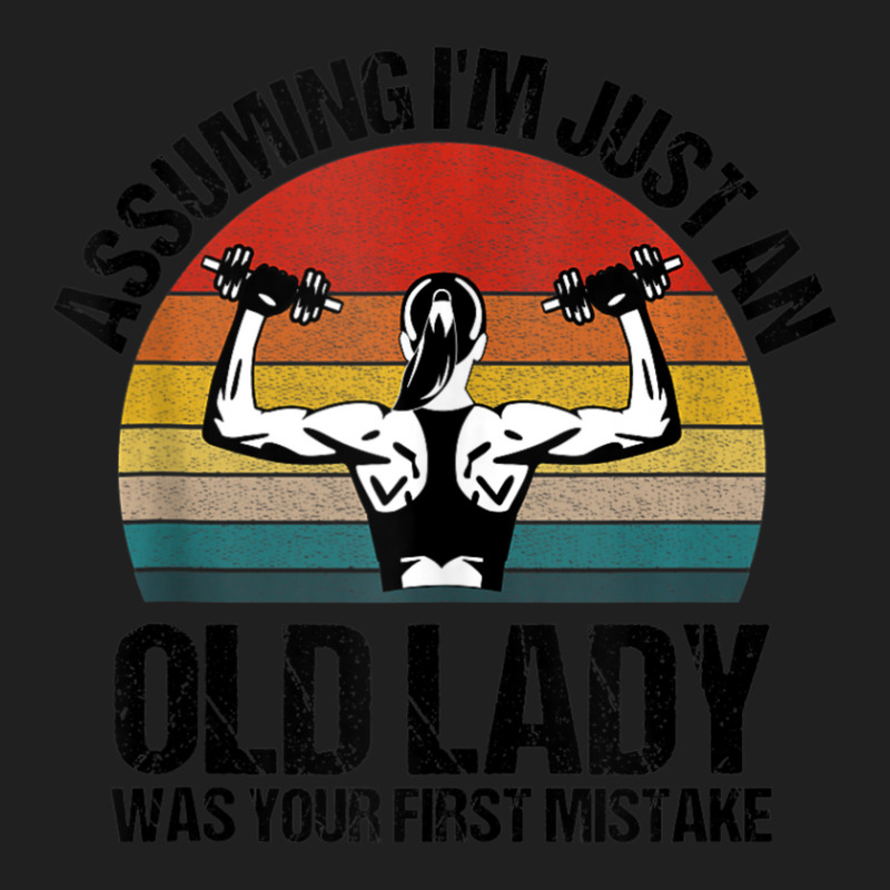 Assuming I'm Just Old Lady Was Your First Mistake Gym Ladies Polo Shirt by cm-arts | Artistshot