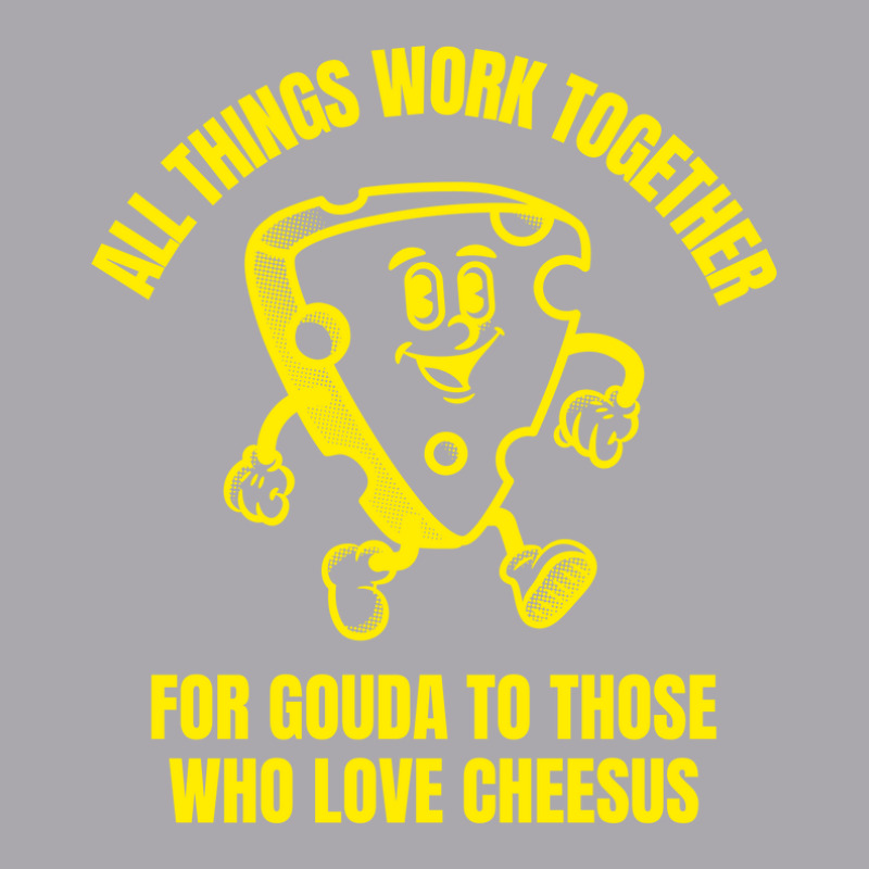 All Things Work Together For Gouda Jesus Quote Funny Cheese Pun Jokes Youth 3/4 Sleeve by Snap Jolly | Artistshot