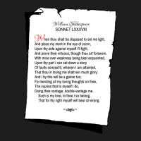 William Shakespeare's Sonnet 88 Classic T-shirt | Artistshot