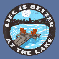 Life Is Better At The Lake   Relaxing Dock Adirondack Chair T Shirt Lightweight Hoodie | Artistshot