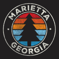 Marietta Georgia Ga Vintage Graphic Retro 70s Long Sleeve T Shirt T-shirt | Artistshot