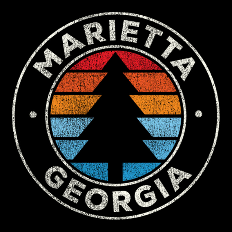 Marietta Georgia Ga Vintage Graphic Retro 70s Long Sleeve T Shirt Adjustable Cap | Artistshot