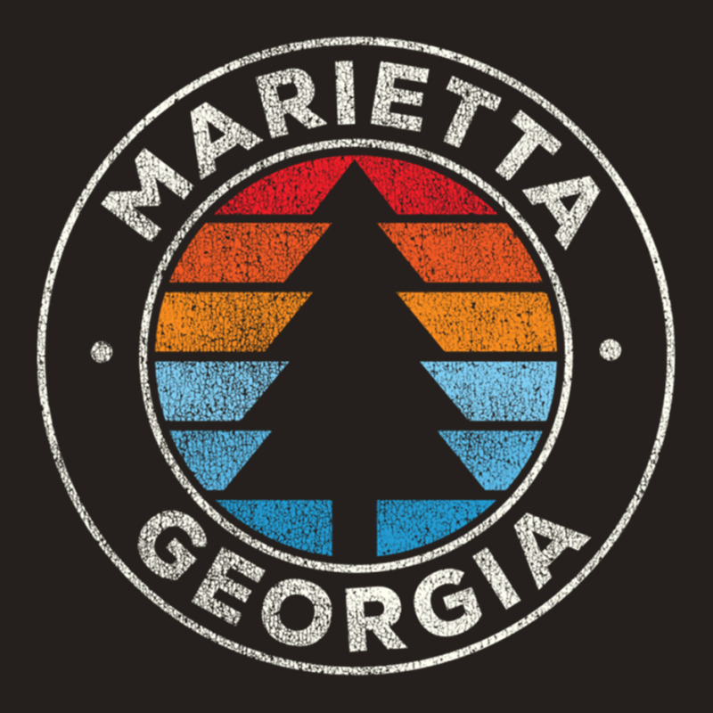 Marietta Georgia Ga Vintage Graphic Retro 70s Long Sleeve T Shirt Tank Top | Artistshot