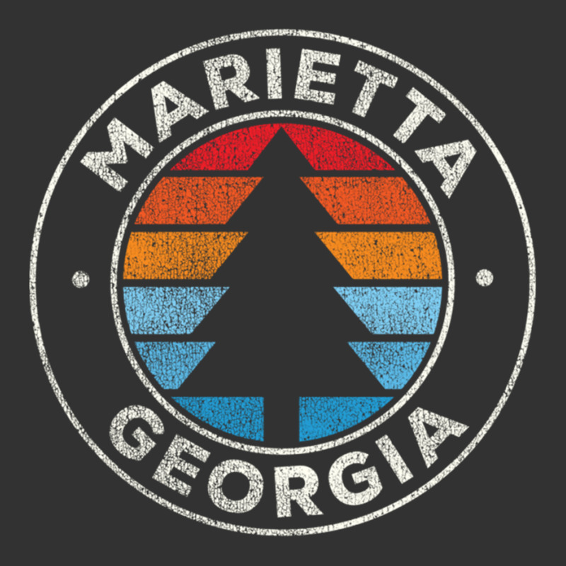 Marietta Georgia Ga Vintage Graphic Retro 70s Long Sleeve T Shirt Baby Bodysuit | Artistshot