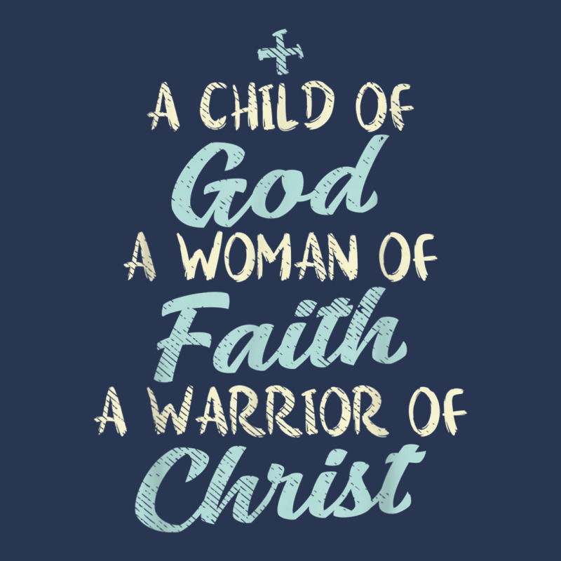 Child God Woman Faith Warrior Christ Jesus Christian Gift T Shirt Men Denim Jacket | Artistshot