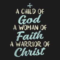 Child God Woman Faith Warrior Christ Jesus Christian Gift T Shirt Hoodie & Jogger Set | Artistshot