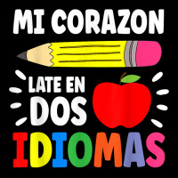 Mi Corazon Late En Dos Idiomas Bilingual Thanksgiving Day Maternity Scoop Neck T-shirt | Artistshot