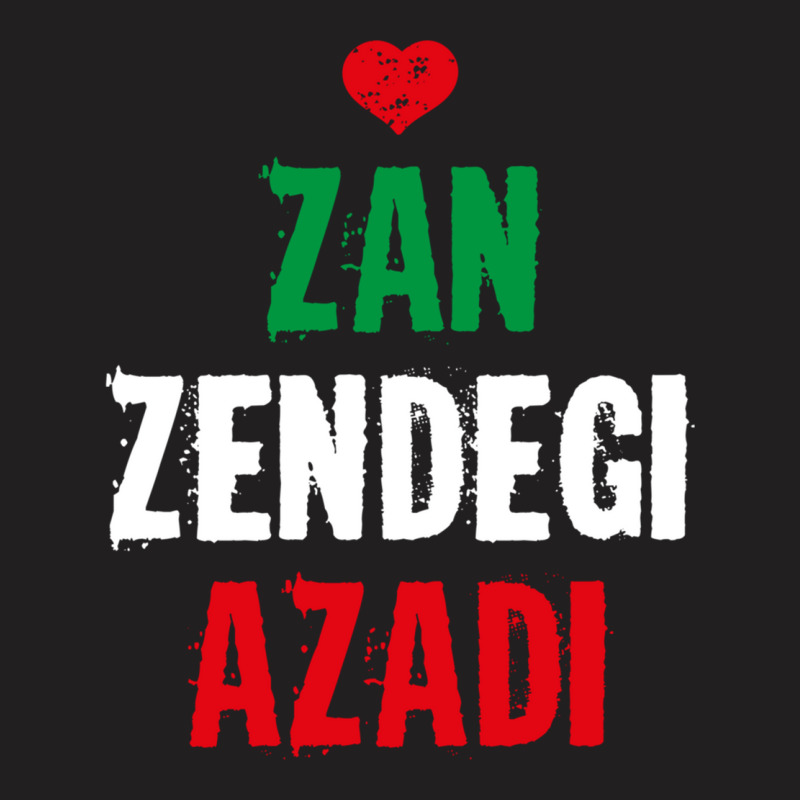 Free Iran  Zan Zendegi Azadi  Persian Heart Love Quote Sweatshirt T-shirt | Artistshot