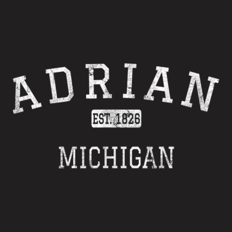 Adrian Michigan Mi Vintage T-Shirt by Fashzilla | Artistshot