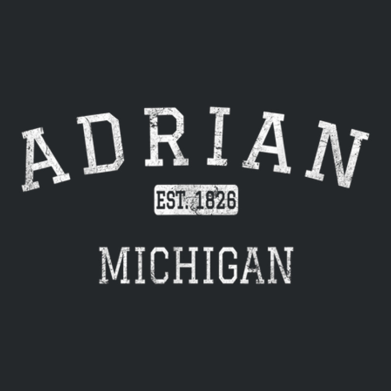 Adrian Michigan Mi Vintage Crewneck Sweatshirt by Fashzilla | Artistshot