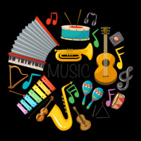 Sticker Different Types Of Musical Instruments Adjustable Cap | Artistshot