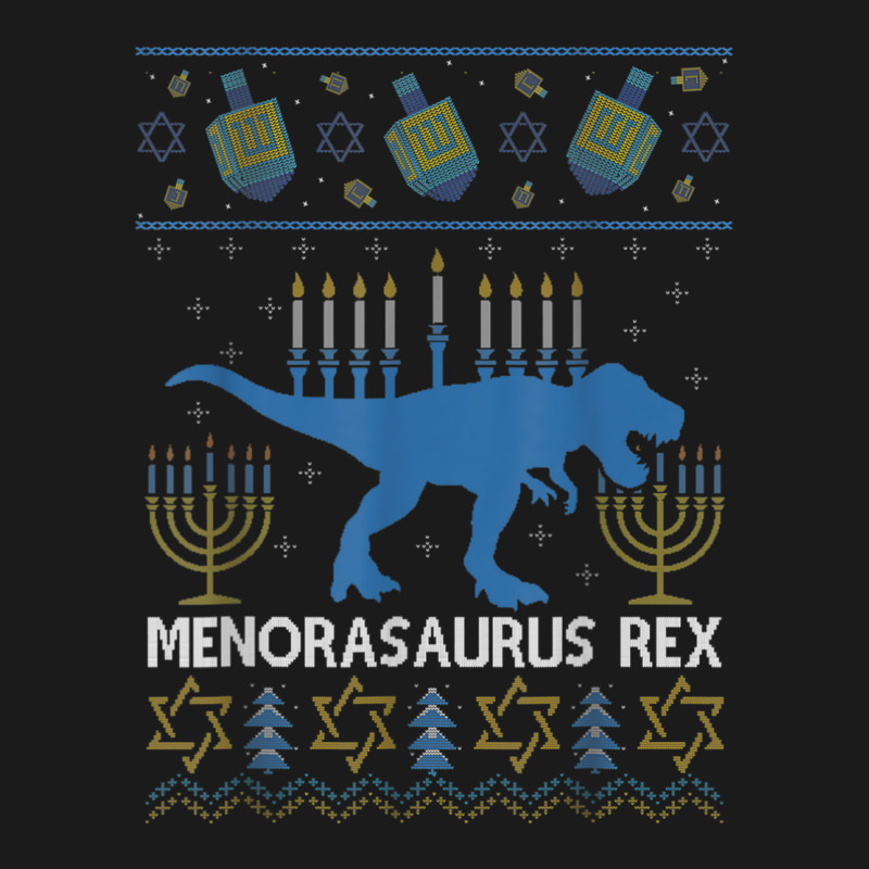 Menorasaurus Rex Funny Dinosaur Hanukkah Jewish Christmas Full-length Apron | Artistshot