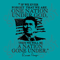 One Nation Under God Reagan Landscape Canvas Print | Artistshot