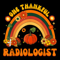 One Thankful Radiologist Rainbow Thanksgiving Mens Womens Pocket T-shirt | Artistshot