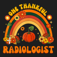 One Thankful Radiologist Rainbow Thanksgiving Mens Womens Classic T-shirt | Artistshot