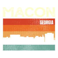 Macon Georgia Town Skyline Pullover Hoodie Women's Pajamas Set | Artistshot