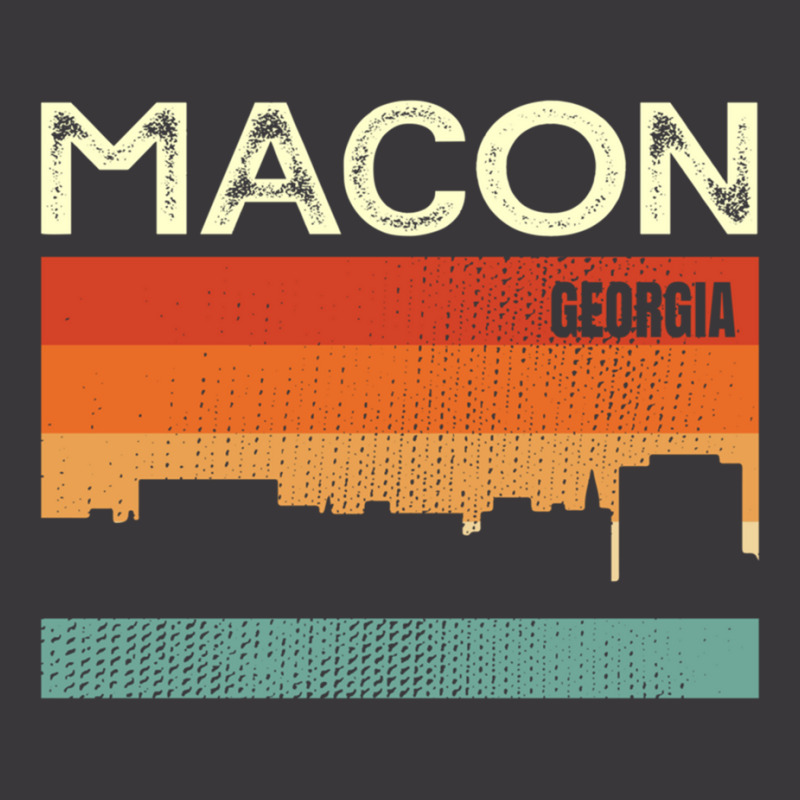 Macon Georgia Town Skyline Pullover Hoodie Ladies Curvy T-Shirt by cm-arts | Artistshot