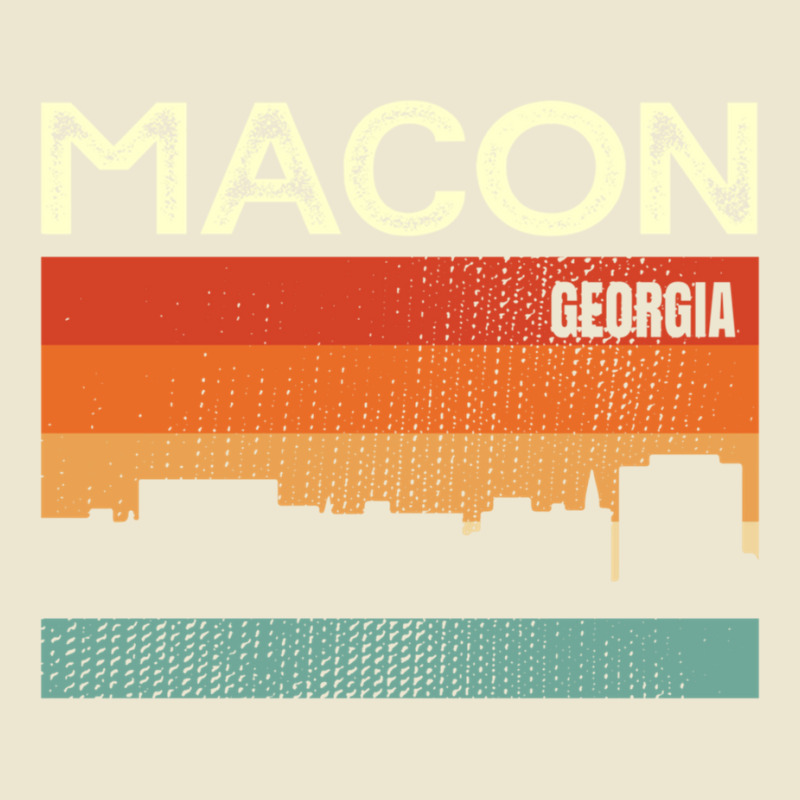 Macon Georgia Town Skyline Pullover Hoodie Cropped Hoodie by cm-arts | Artistshot