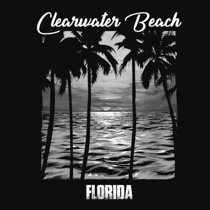 Clearwater Beach Souvenir   Florida Reminder T Shirt Crop Top by cm-arts | Artistshot