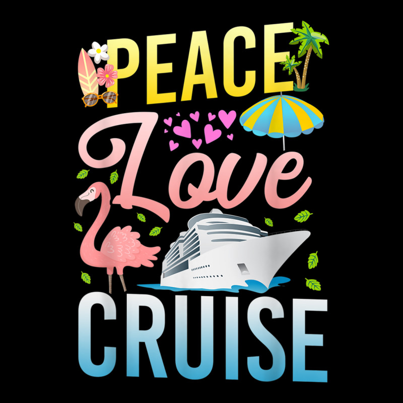 Cruise Ship Vacation Girl Peace Love Cruise T Shirt Youth Zipper Hoodie | Artistshot