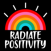 Cute Colourful Radiate Positivity Rainbow Zipper Hoodie | Artistshot