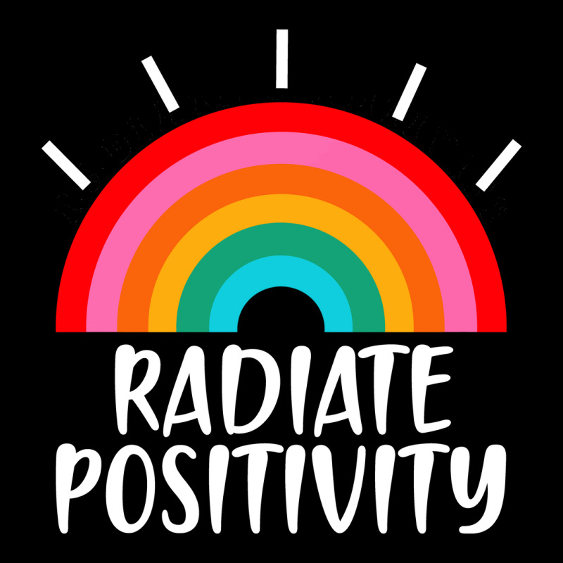 Cute Colourful Radiate Positivity Rainbow Zipper Hoodie | Artistshot