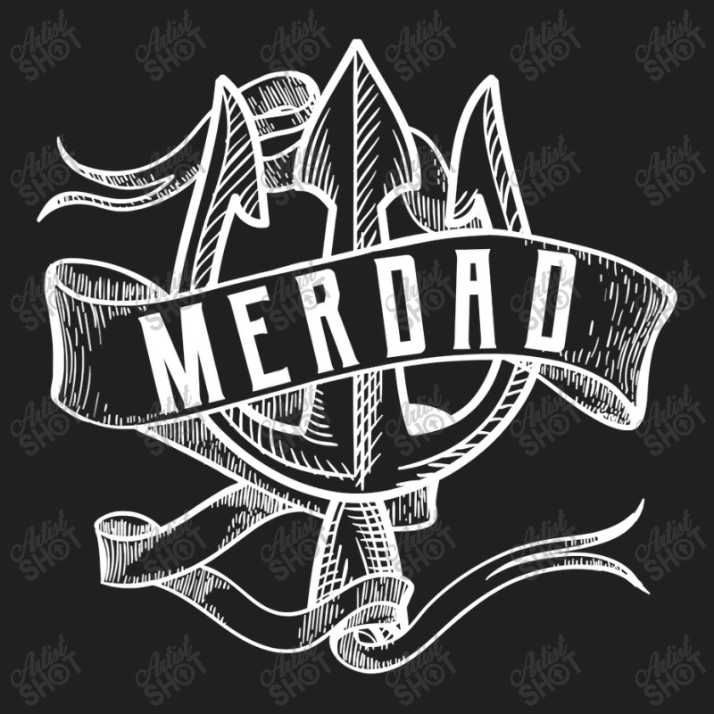 Mens Merdad Trident Mermaid Dad T T-shirt | Artistshot