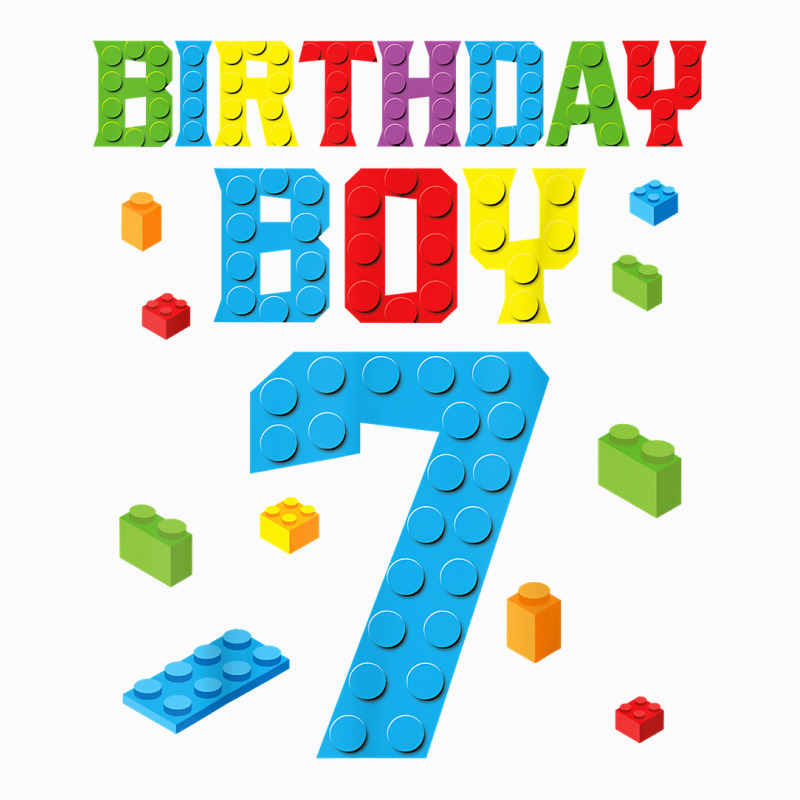 Master Builder 7th Birthday Boy 7 Seven Year Building Bricks T Shirt Coffee Mug | Artistshot