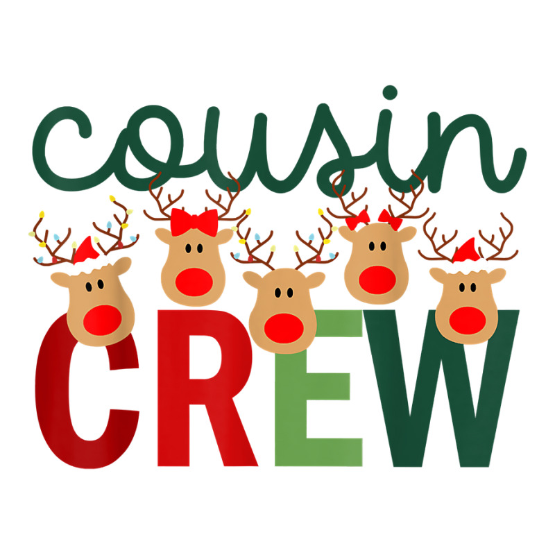 Reindeers Cousin Crew Christmas Light Matching Family 2022 T Shirt Baby Tee by cm-arts | Artistshot