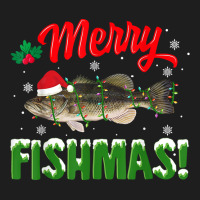 Fish Merry Christmas Largemouth Bass Fishing Lover Pajamas T Shirt Classic T-shirt | Artistshot