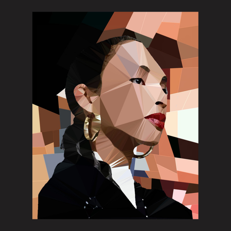 Smooth Operator - Low Poly Portrait T-shirt | Artistshot