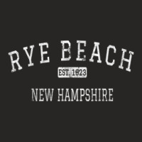 Rye Beach New Hampshire Nh Vintage Ladies Fitted T-shirt | Artistshot