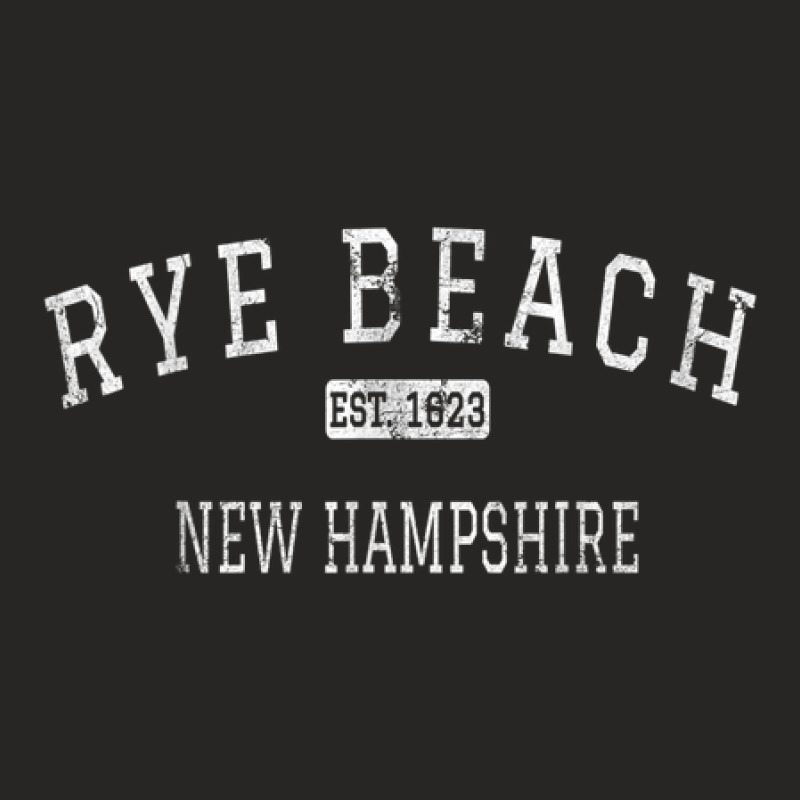 Rye Beach New Hampshire Nh Vintage Ladies Fitted T-Shirt by Uniform | Artistshot