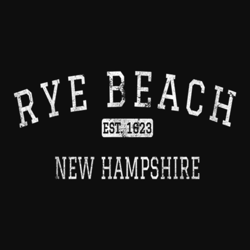 Rye Beach New Hampshire Nh Vintage Crop Top by Uniform | Artistshot