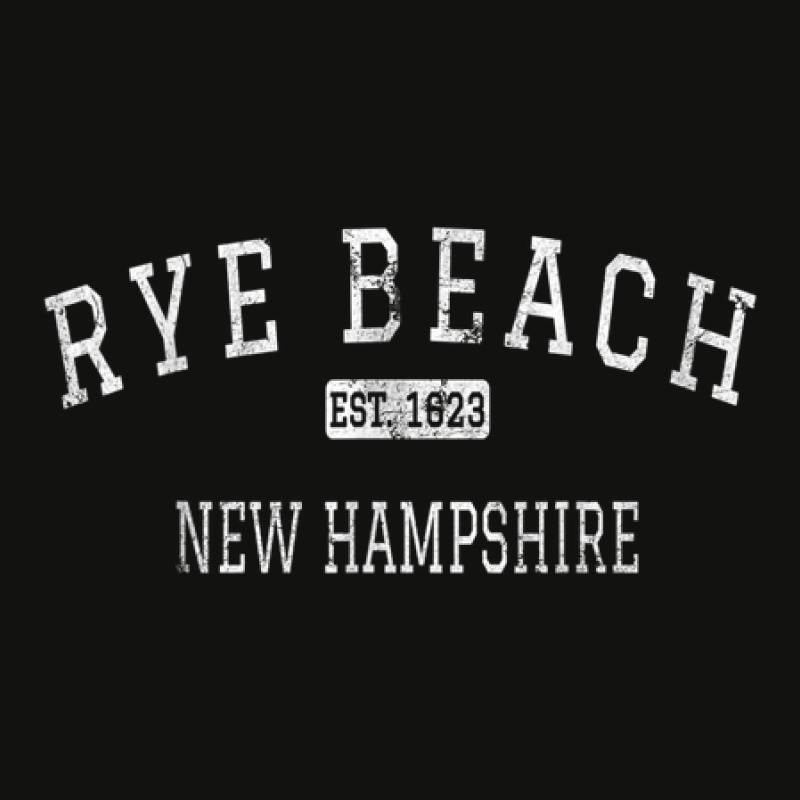 Rye Beach New Hampshire Nh Vintage Scorecard Crop Tee by Uniform | Artistshot