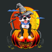 Boston Terrier Dogs Halloweens Women's Triblend Scoop T-shirt | Artistshot