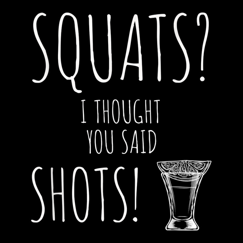 Squats I Thought You Said Shots Cute Weight Lifting T Shirt Women's V-Neck T-Shirt by cm-arts | Artistshot