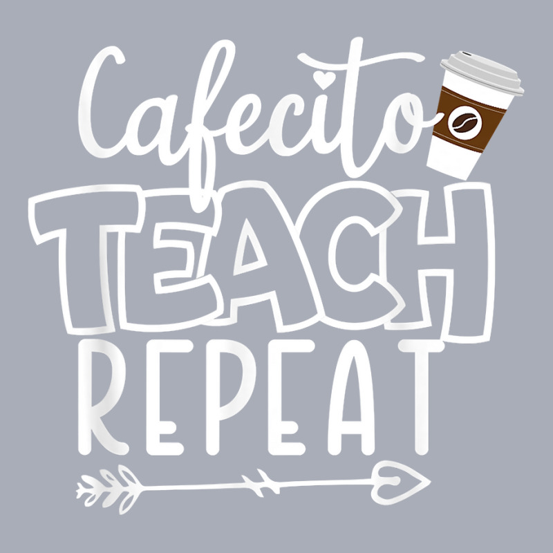 Cafecito Teach Repeat Bilingual Spanish Teacher Bilingue Tank Dress by JonathonBarringer | Artistshot