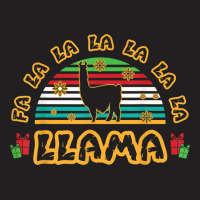 Fa La La La La Llama Merry Christmas Alpaca Animals Season T Shirt T-shirt | Artistshot