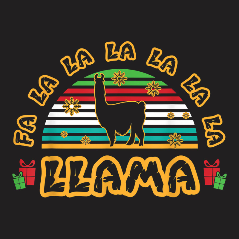 Fa La La La La Llama Merry Christmas Alpaca Animals Season T Shirt T-shirt | Artistshot