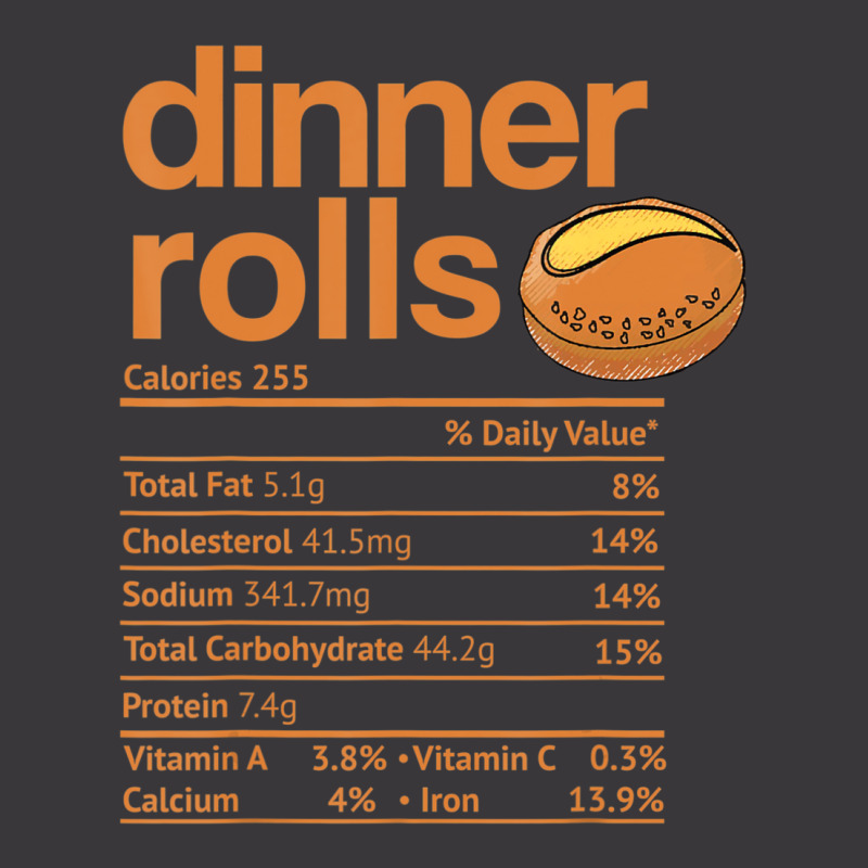 Dinner Rolls Nutrition Facts Thanksgiving Christmas Ladies Curvy T-Shirt by cm-arts | Artistshot