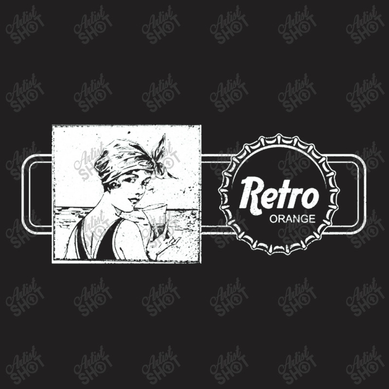 Retro Orange Ad   Soda T-shirt | Artistshot