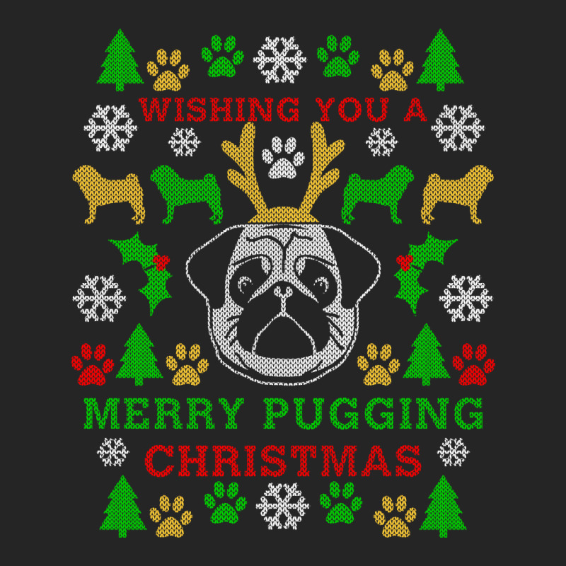 Funny Merry Pugging Pug Ugly Christmas Sweater Party Shirt Long Sleeve Unisex Hoodie | Artistshot