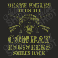 Combat Engineer Smiles Usa Military Sapper Premium Ladies Fitted T-shirt | Artistshot