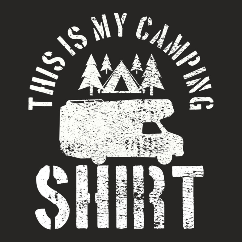 Camping Trailer Camper Van Mobile Home Caravan Motorhome Ladies Fitted T-Shirt by cm-arts | Artistshot